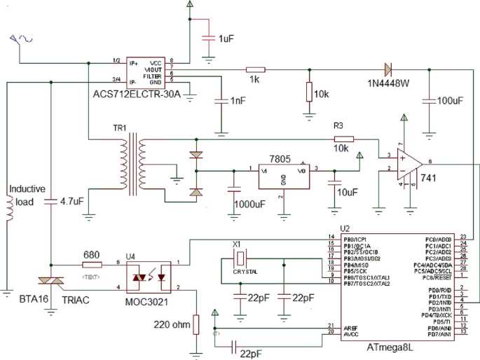 automatic power factor controller circuit diagram