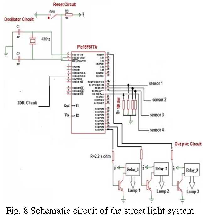 automatic street light circuit diagram
