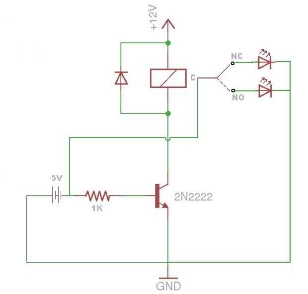 basic relay circuit diagram