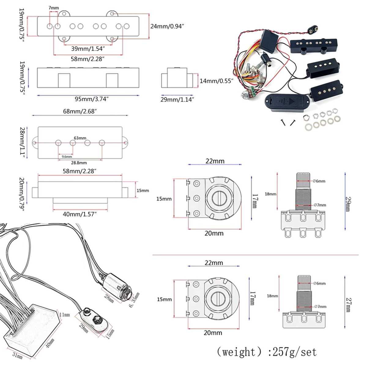 bass preamp circuit diagram