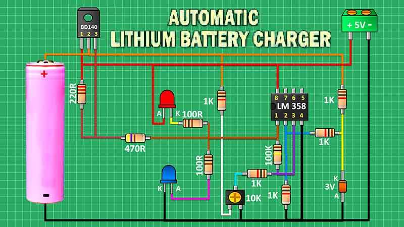battery charger circuit diagram