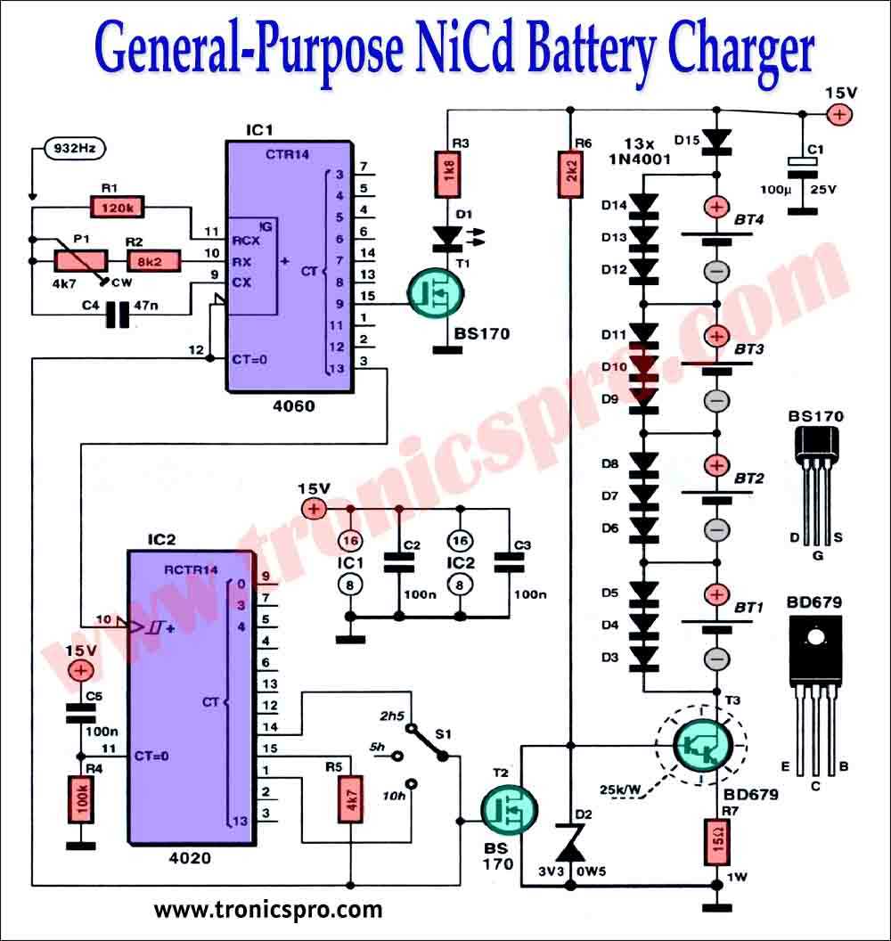 battery charger circuit diagram