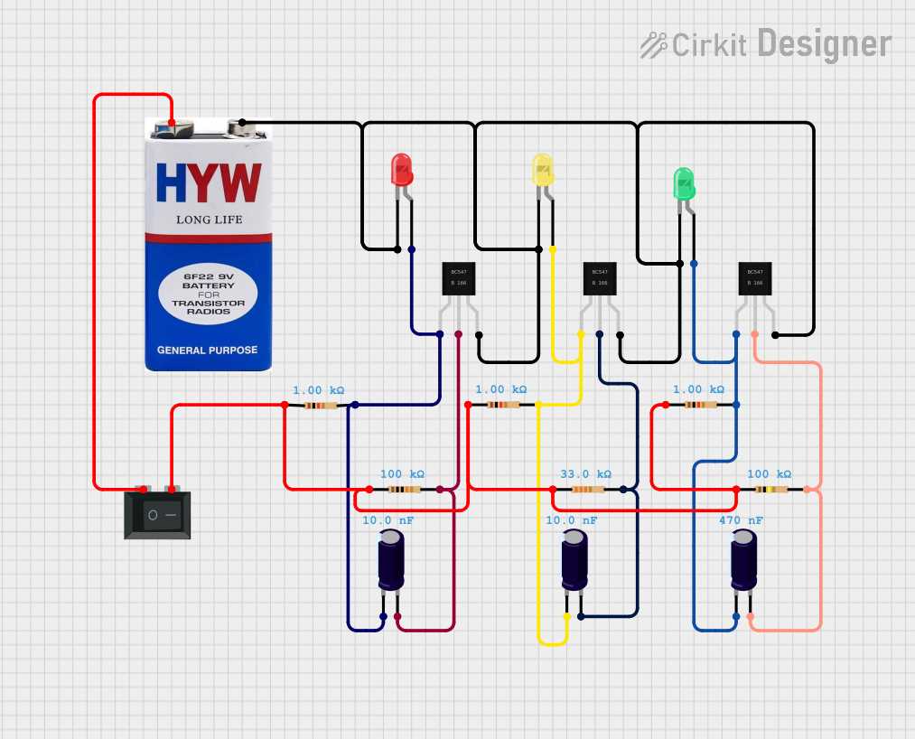 bc547 transistor circuit diagram