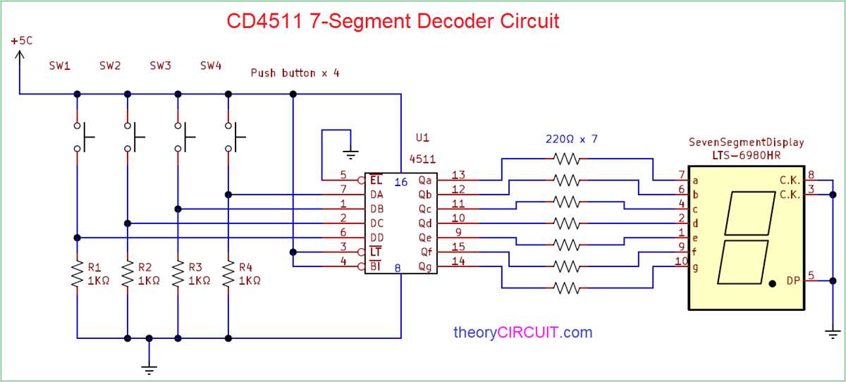 bcd circuit diagram