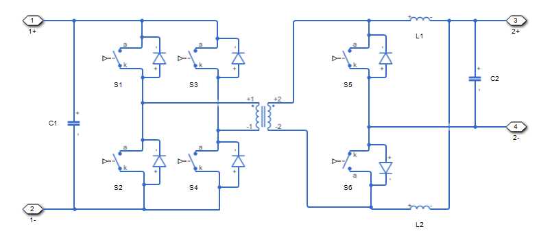 bidirectional dc dc converter circuit diagram
