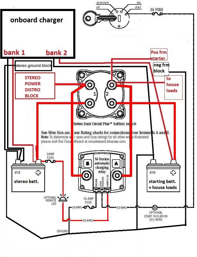 blue sea automatic charging relay wiring diagram