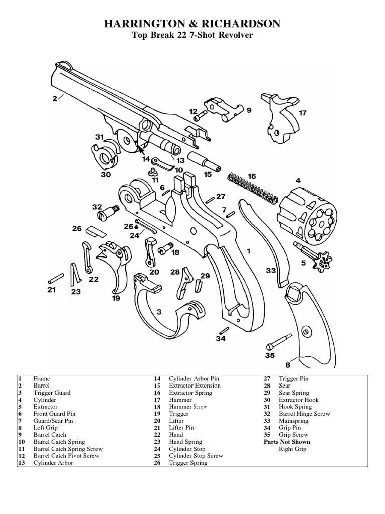 blueprints schematic h&r top break revolver diagram blueprints schematic h&r top break revolver diagram