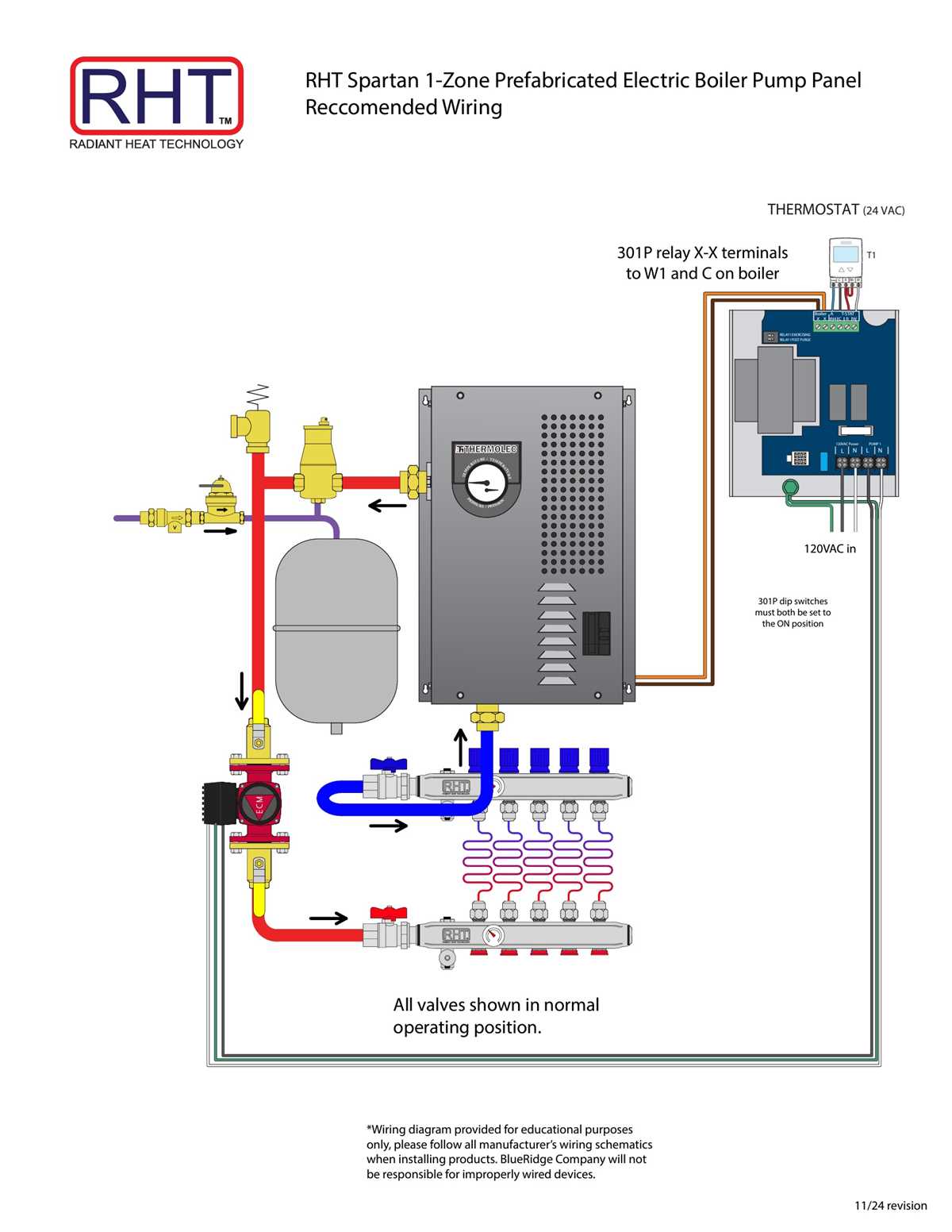 boiler zone valve wiring diagram