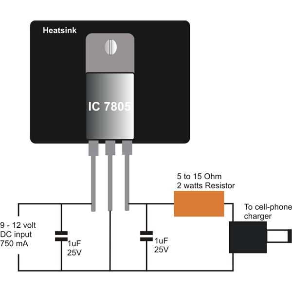 car mobile charger circuit diagram
