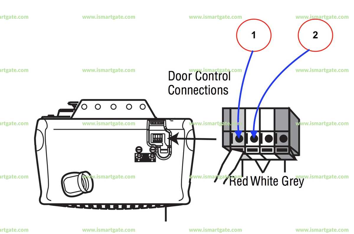 chamberlain 1 2 hp wiring diagram