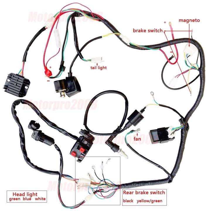 chinese 250cc wiring diagram