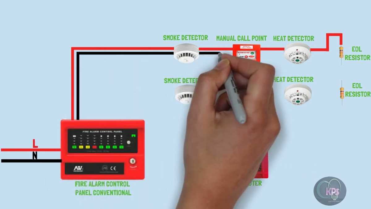 circuit diagram fire alarm system