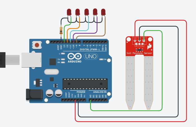 circuit diagram for soil moisture sensor