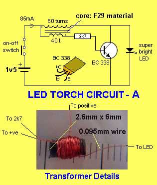 circuit diagram of a torch
