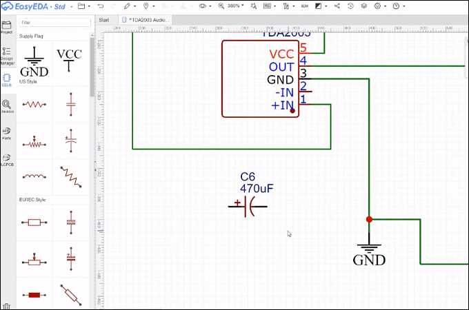 circuitt schematic block diagram creator