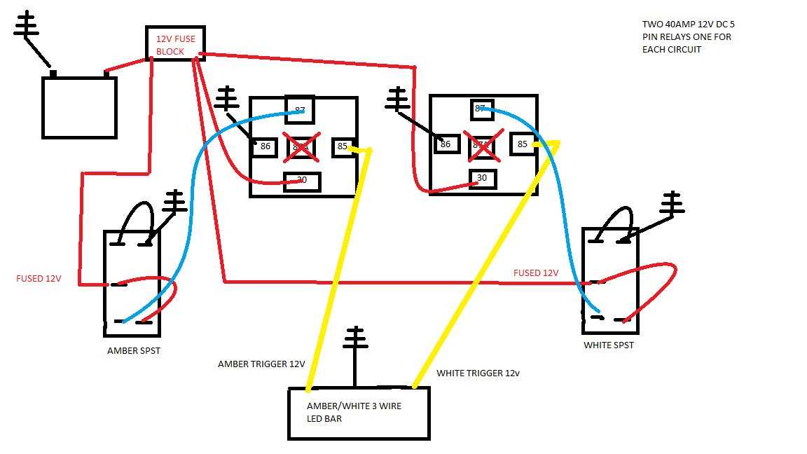 code 3 light bar wiring diagram