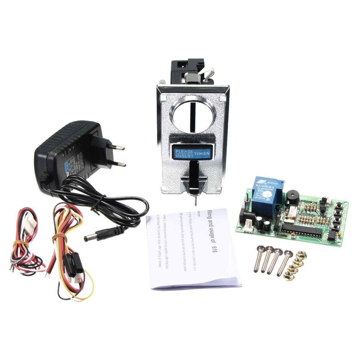 coin acceptor circuit diagram