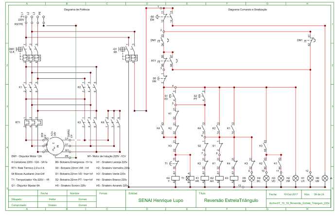 complicated ladder schematic diagram