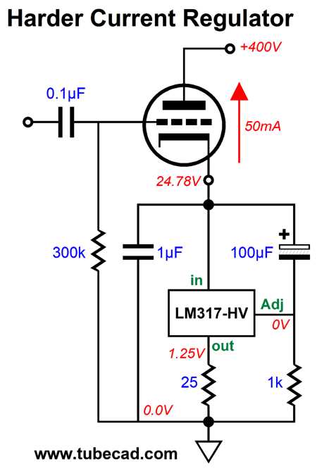 constant current regulator circuit diagram