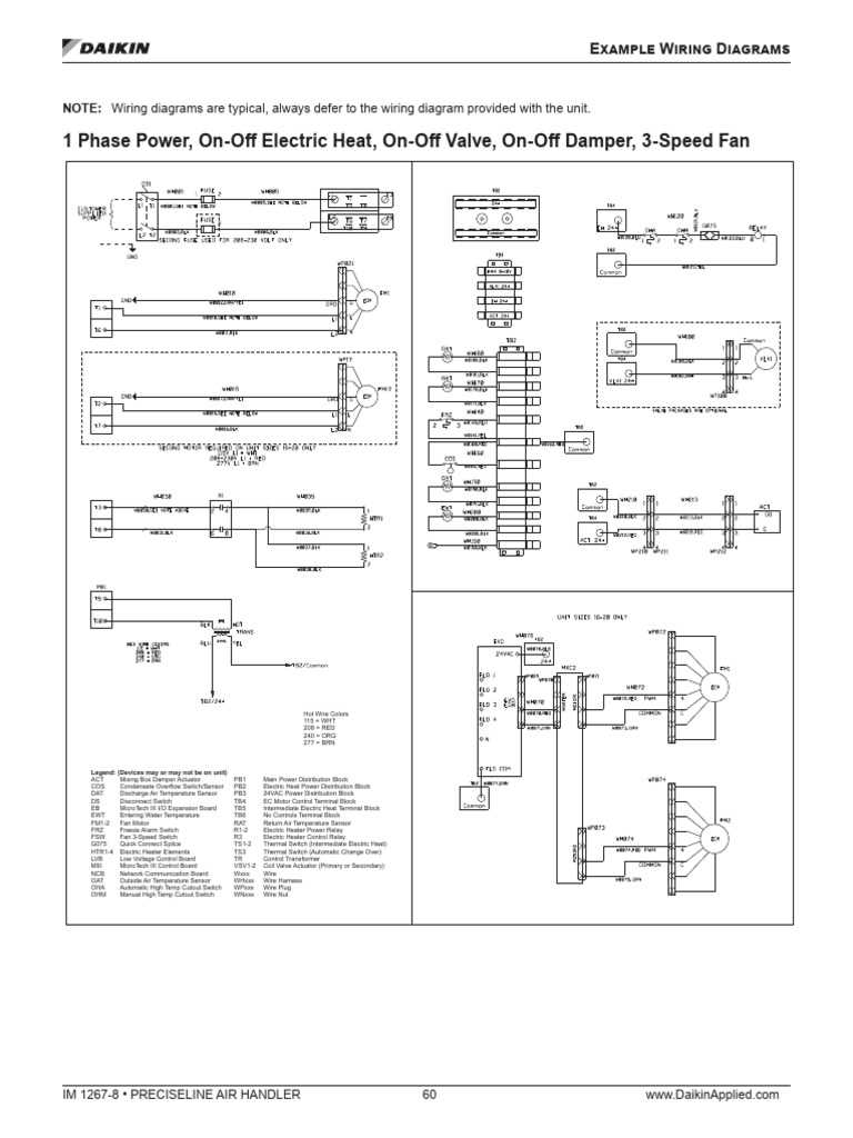 daikin schematic diagram