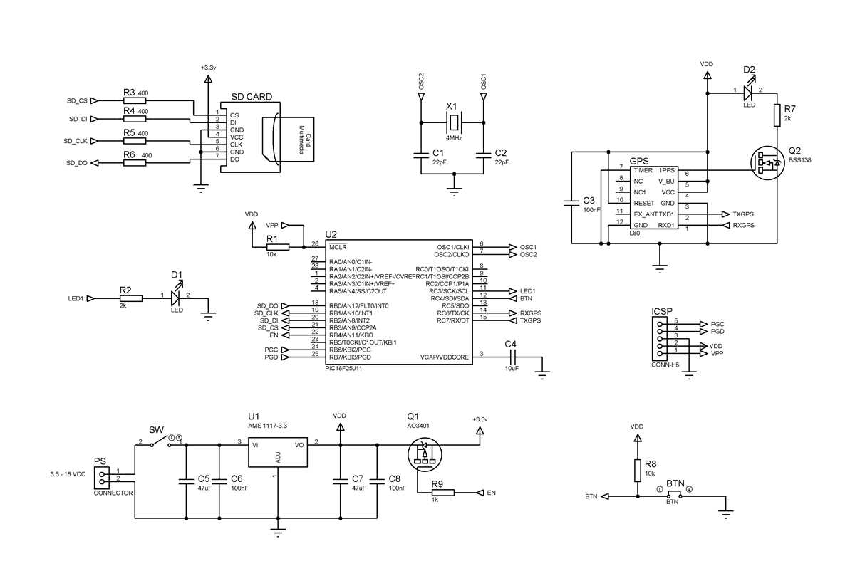 data logger circuit diagram