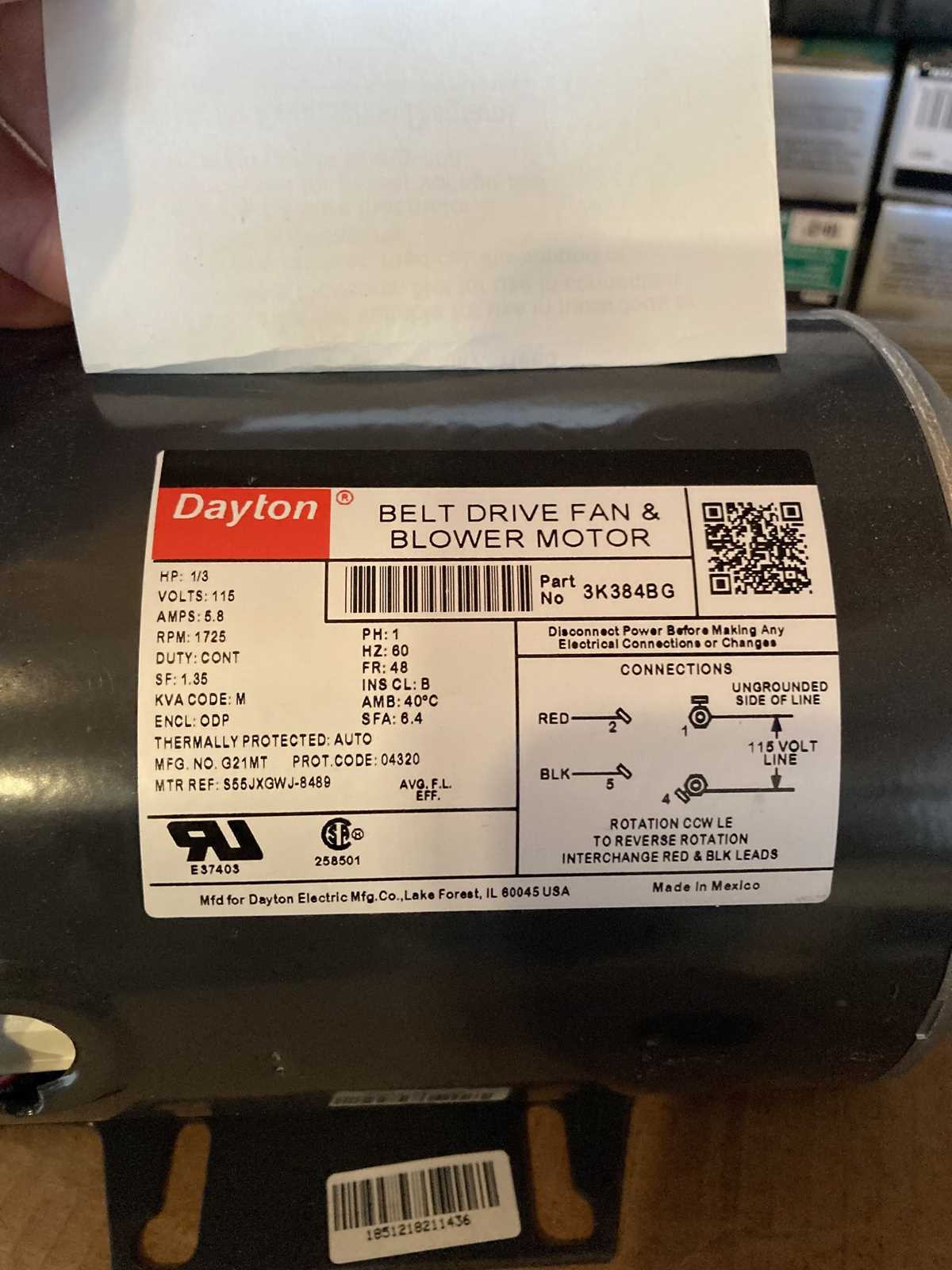 dayton electric motor wiring diagram