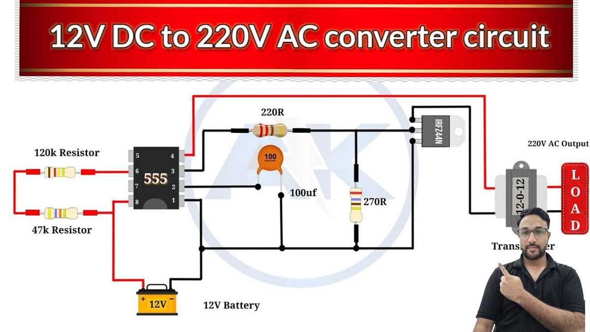 dc to ac circuit diagram