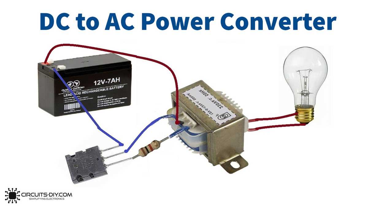 dc to ac circuit diagram