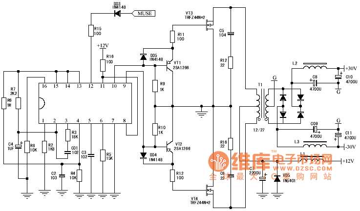 dc to dc smps circuit diagram