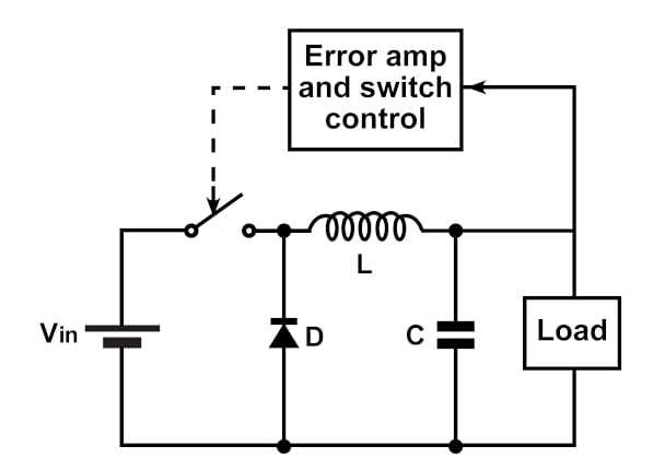 dc to dc step down converter circuit diagram