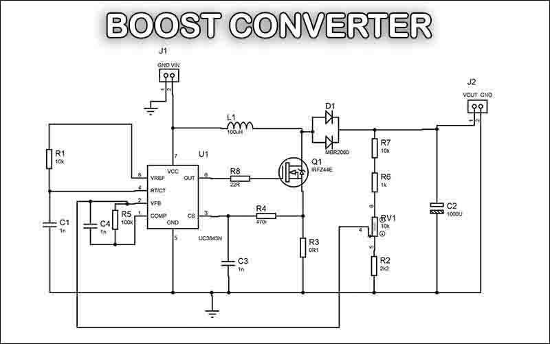 dc to dc step down converter circuit diagram