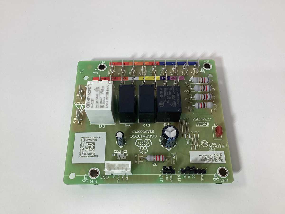 defrost control board wiring diagram