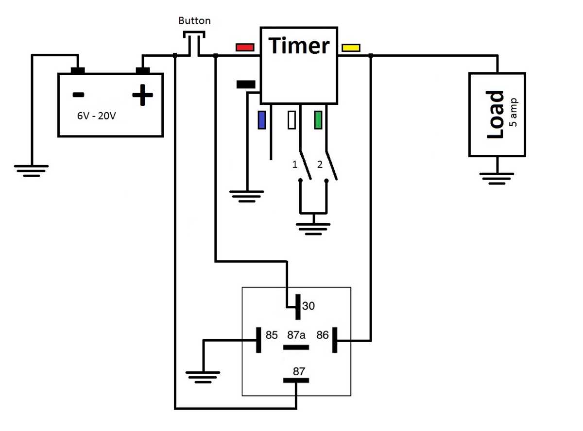 delay switch circuit diagram