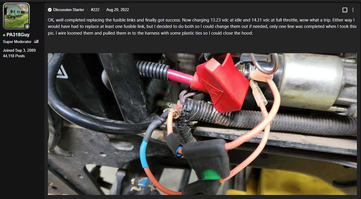 diagram john deere starter solenoid wiring