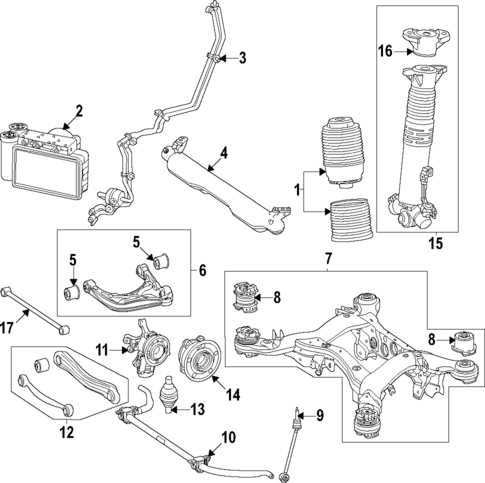 diagram of mercedes r350 air suspension schematic