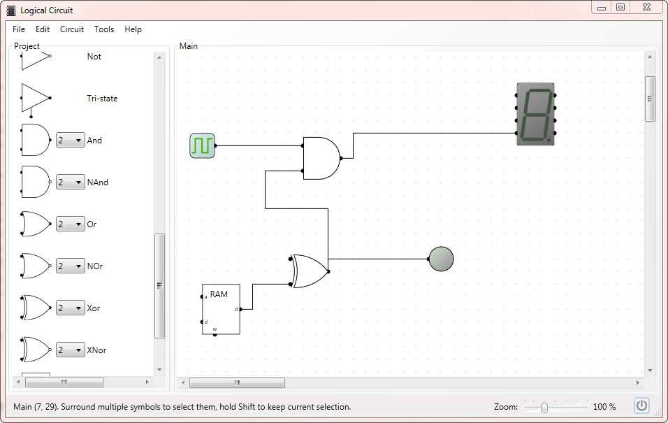 digital logic design projects with circuit diagram