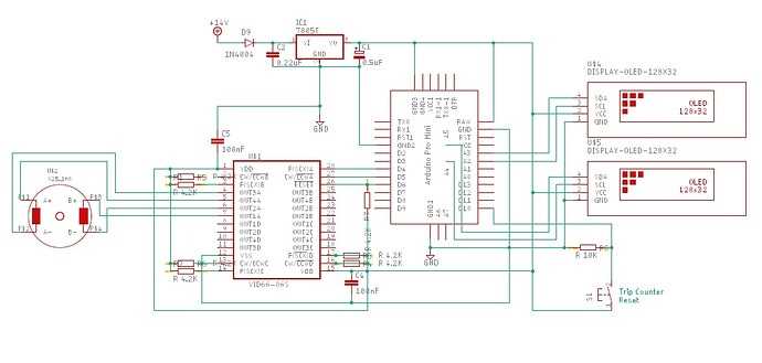digital speedometer circuit diagram for motorcycle