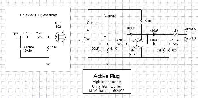 direct box schematic diagram