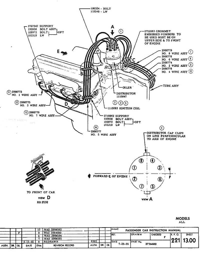 distributor wiring diagram chevy 350