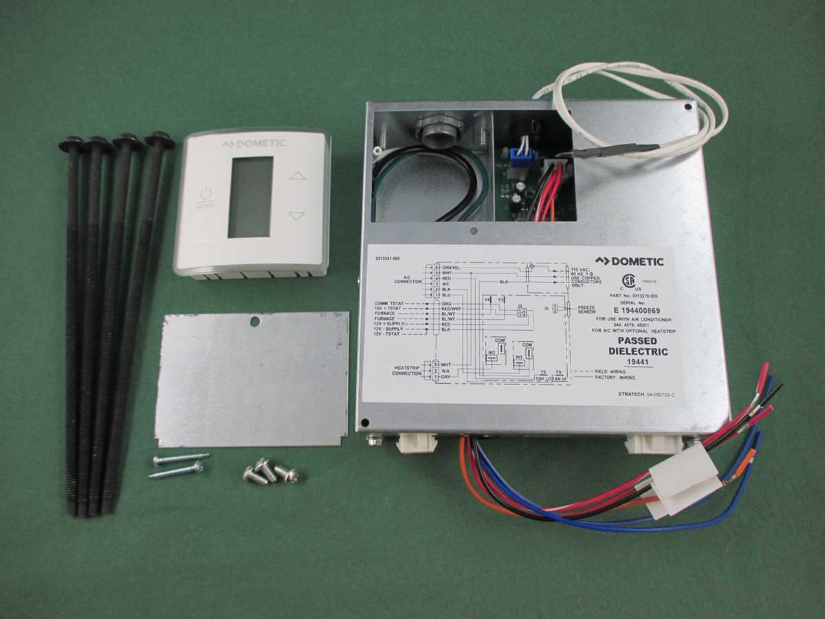 dometic single zone thermostat wiring diagram
