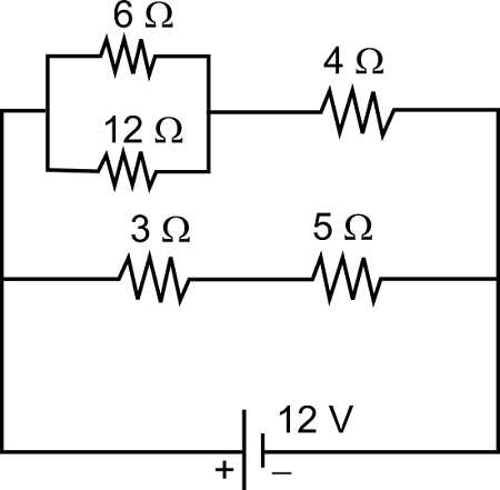 draw a schematic diagram of a 4 ohm resistor in series