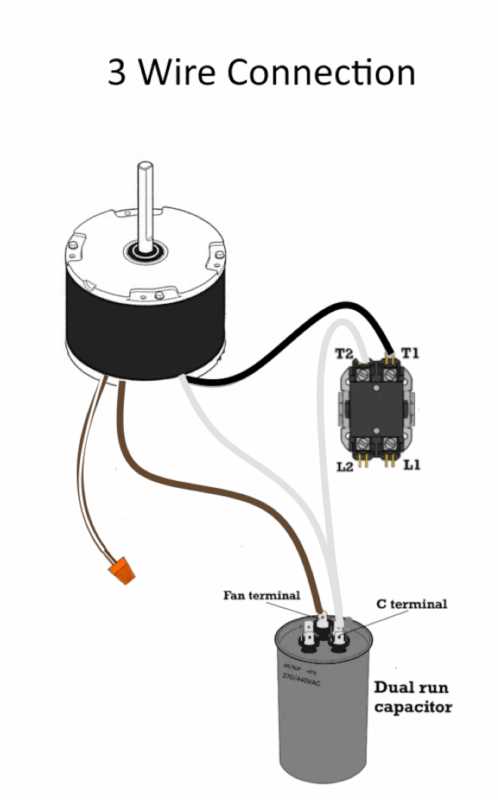 dual start capacitor wiring diagram