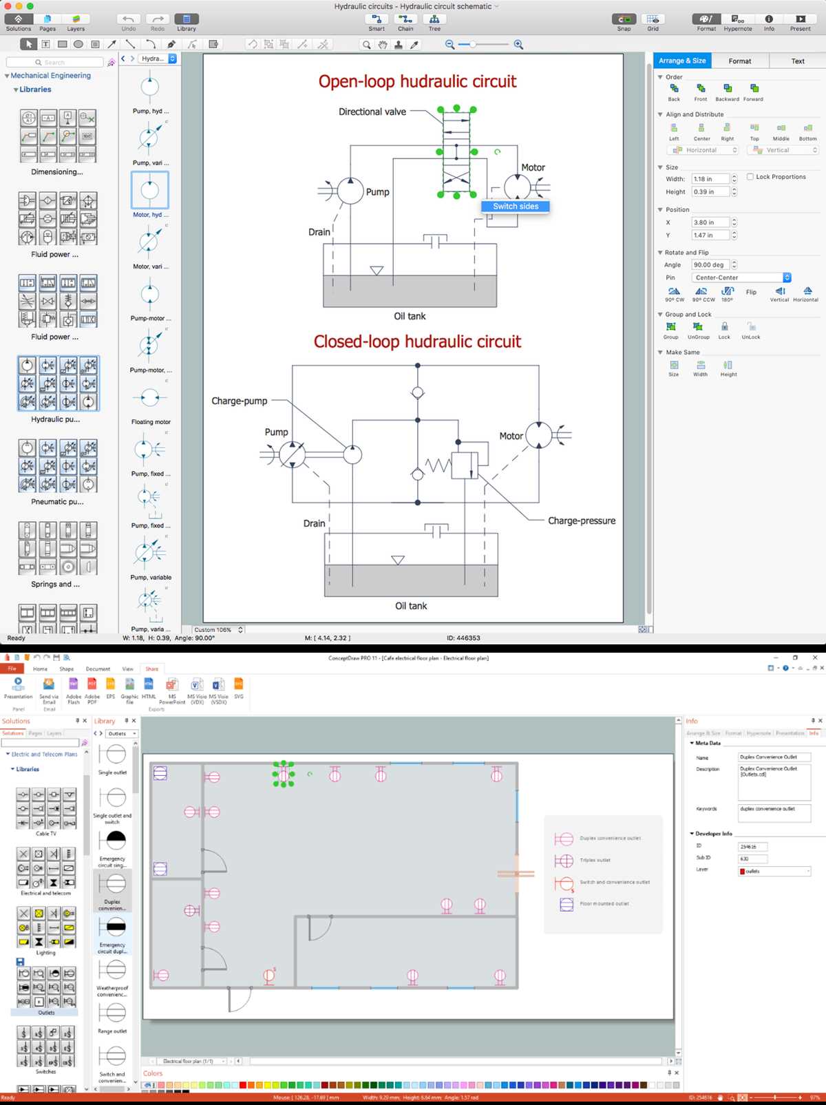 electrical circuit diagram app