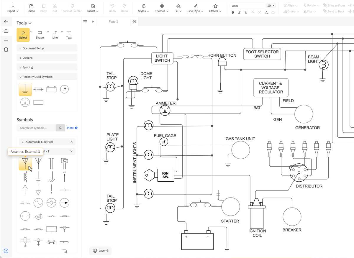 electrical wiring diagram symbols