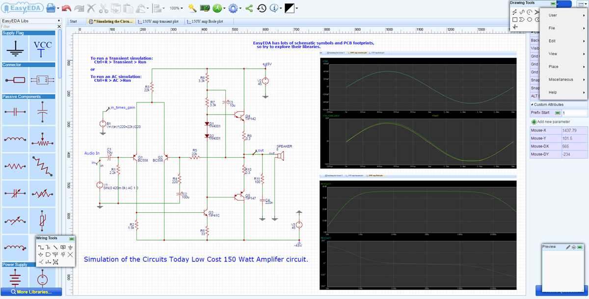 electronic schematic diagram online