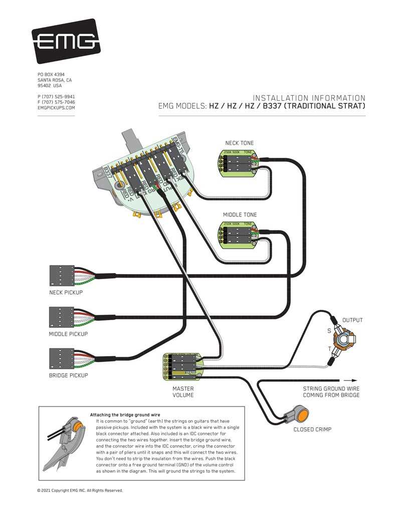 emg 81 wiring diagram