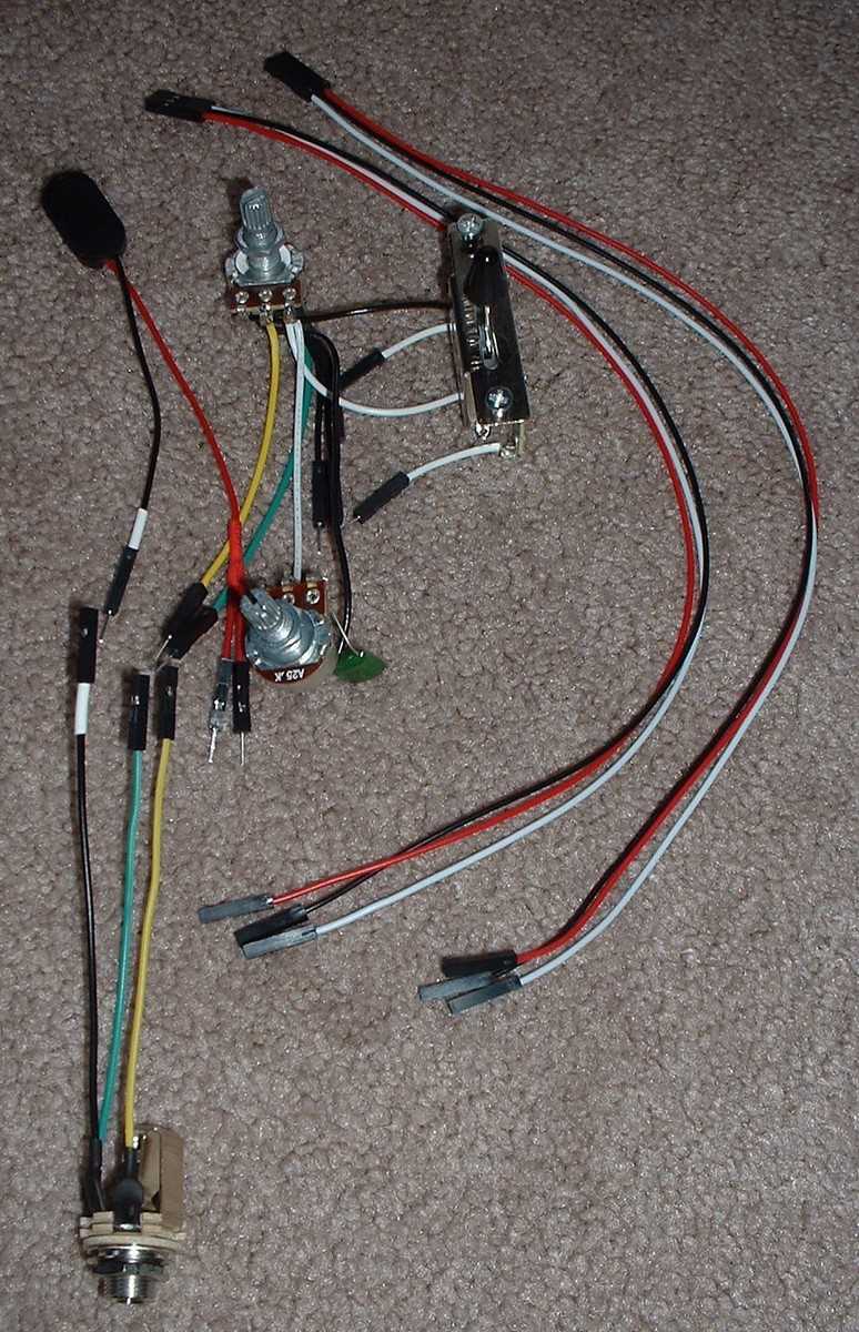 emg wiring diagram 1 volume 1 tone