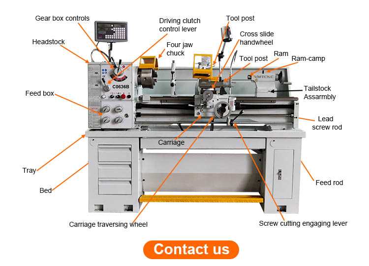 engine lathe schematic diagram