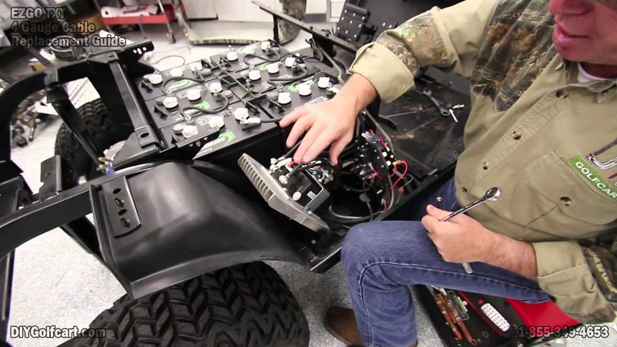 ezgo txt 48v 48 volt golf cart battery wiring diagram