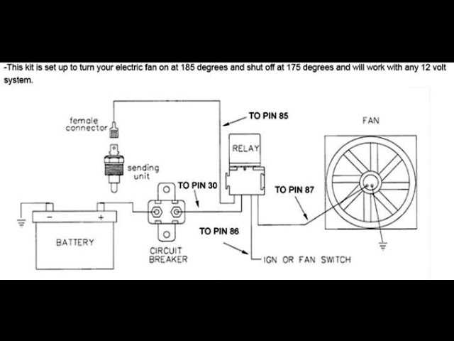 fan relay wiring diagram